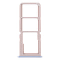 For OPPO A32 / A53 4G / A33 2020 / A53s / A11s PDVM00  SIM Card Tray + SIM Card Tray + Micro SD Card Tray(Blue)
