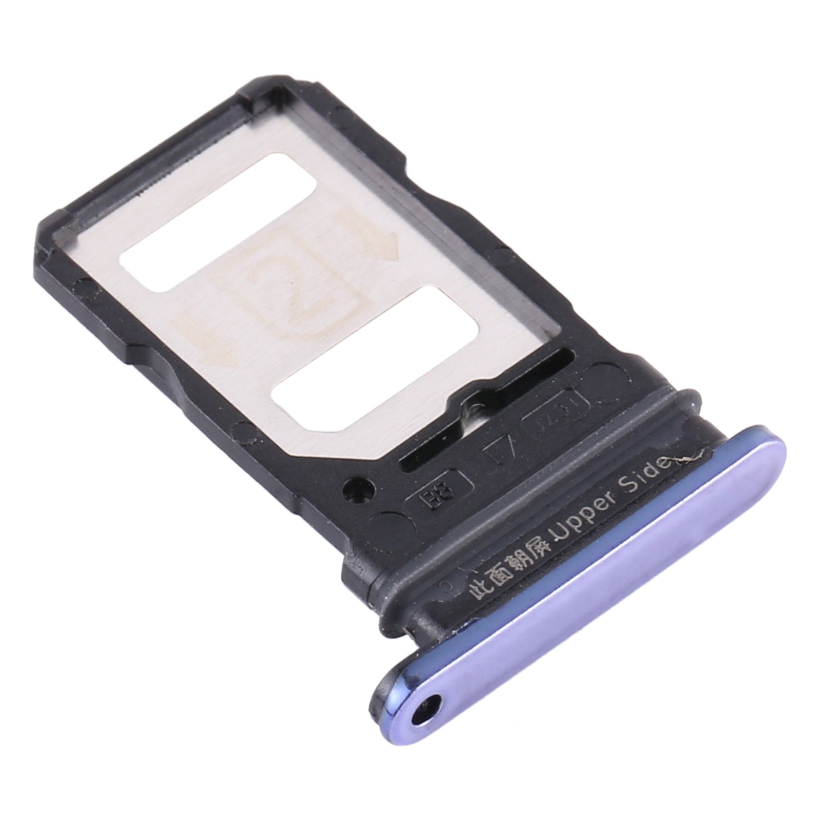 For Vivo Y73s V2031A SIM Card Tray + SIM Card Tray (Purple)