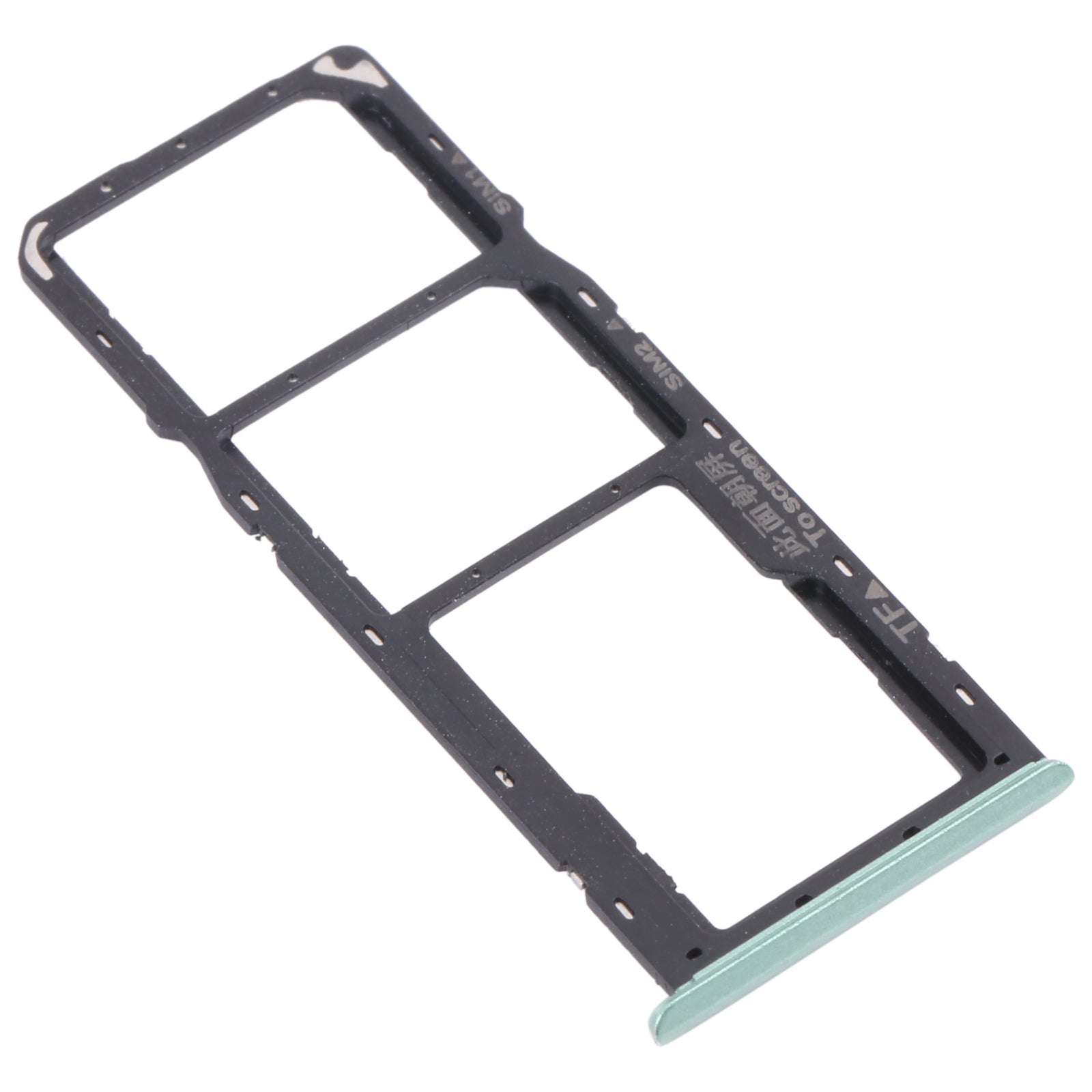 For OPPO Realme C11 RMX2185  SIM Card Tray + SIM Card Tray + Micro SD Card Tray (Green)