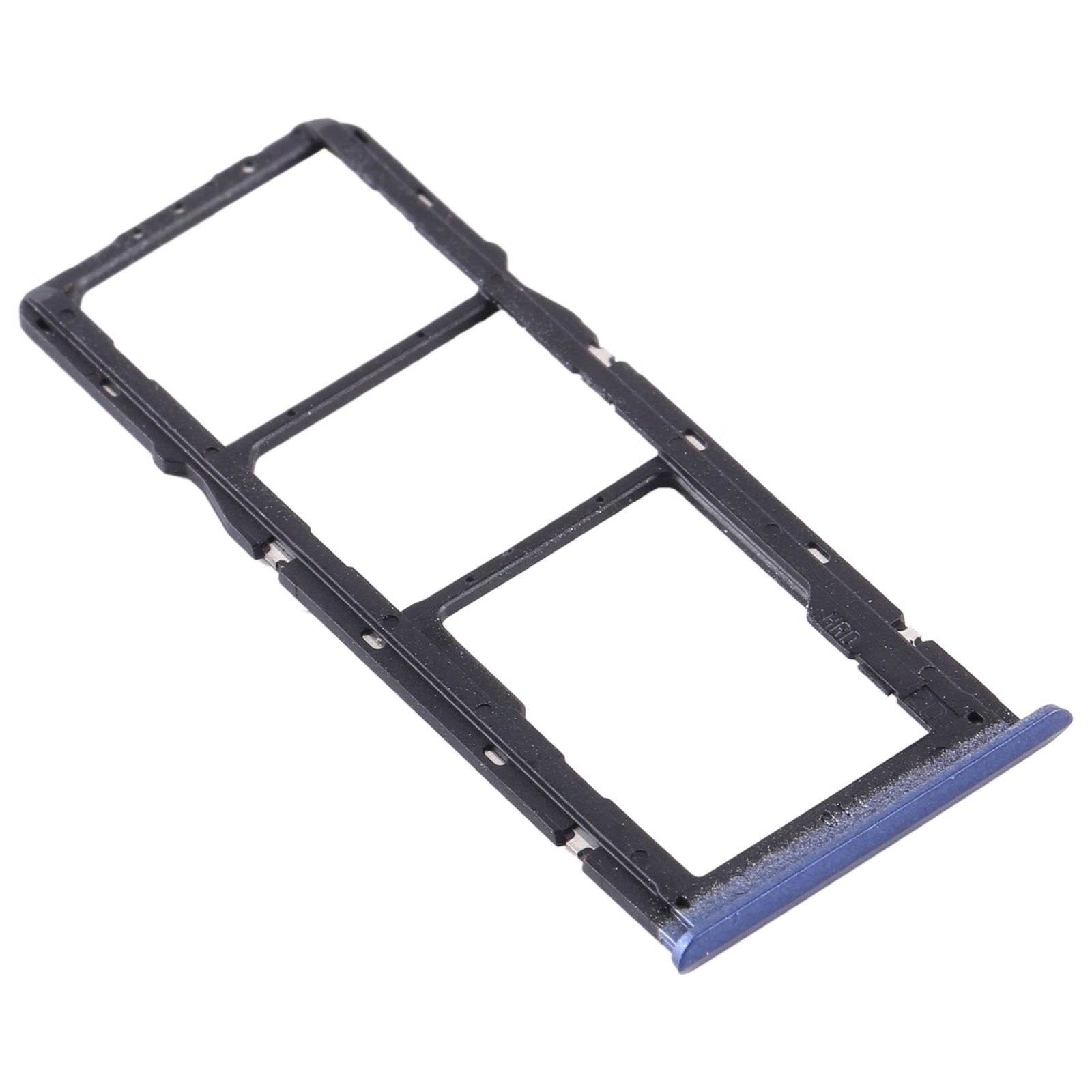 For OPPO Realme C11 RMX2185  SIM Card Tray + SIM Card Tray + Micro SD Card Tray (Blue)