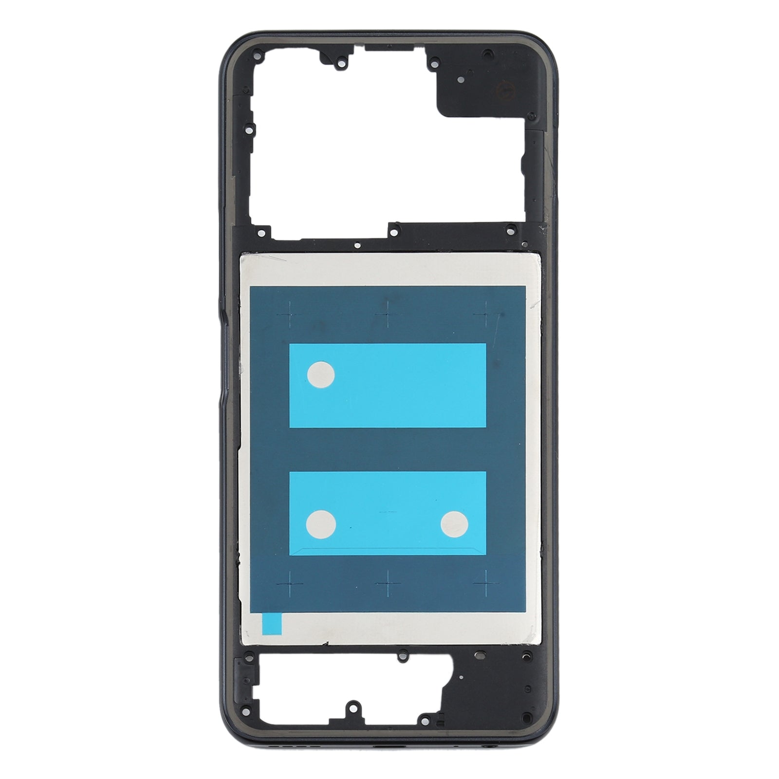 For Vivo Y70s Middle Frame Bezel Plate(Black)