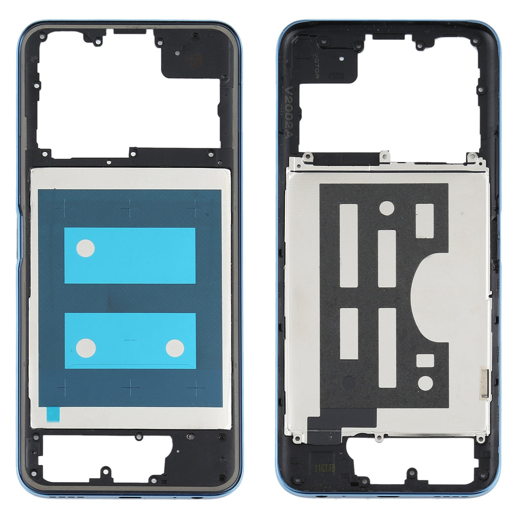 For Vivo Y70s Middle Frame Bezel Plate(Blue)