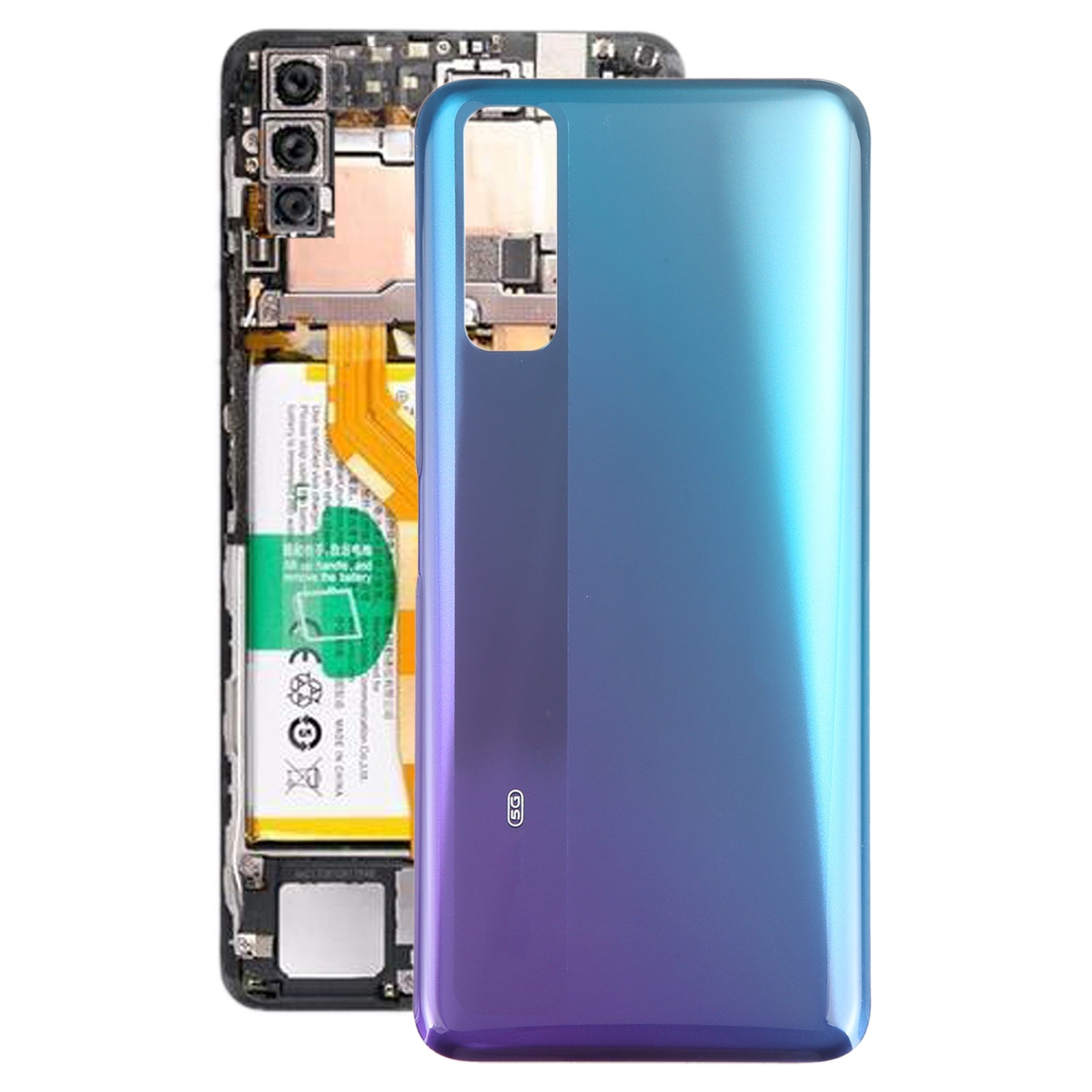 For Vivo Y70 / V20 SE V2022, V2023 Battery Back Cover(Blue)