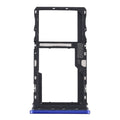 SIM Card Tray + SIM Card Tray / Micro SD Card Tray for Motorola Moto G9 Play/Moto G9 (India) (Blue)