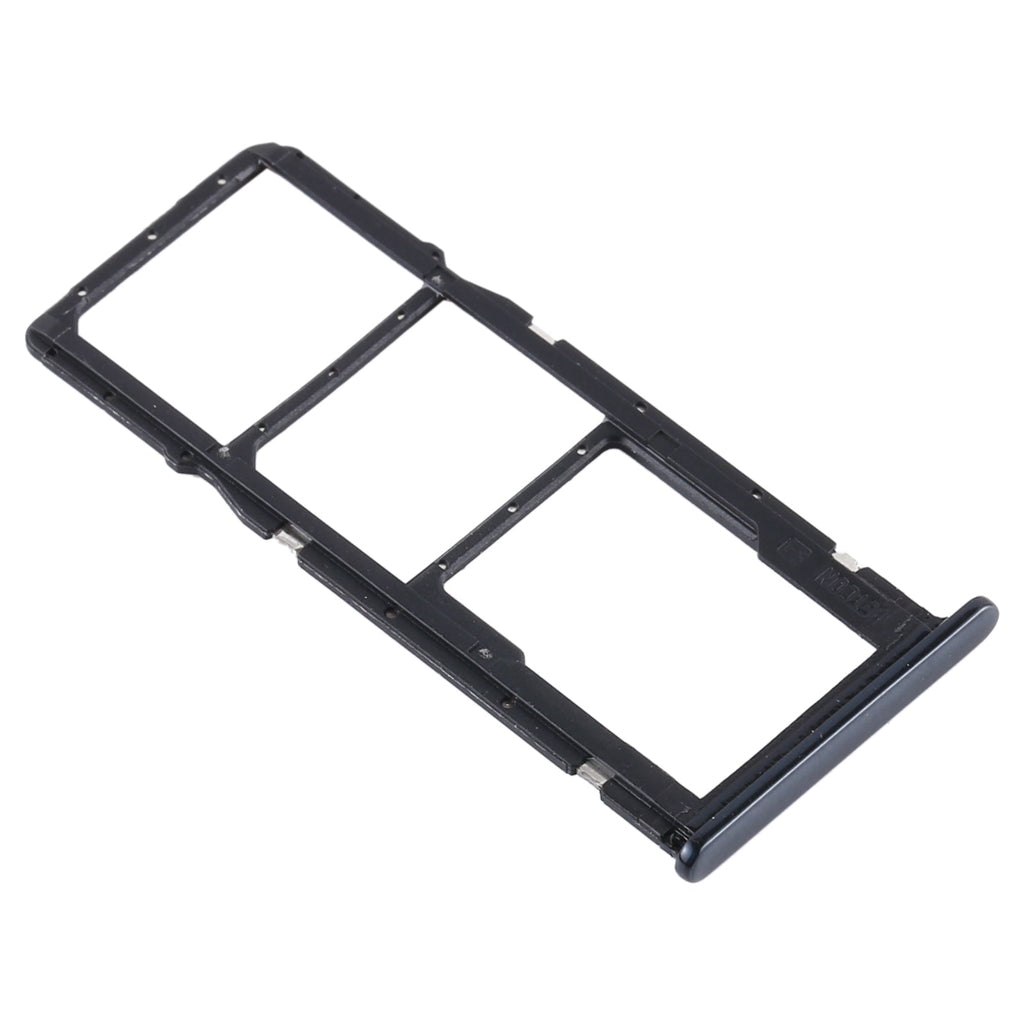 SIM Card Tray + SIM Card Tray + Micro SD Card Tray for Motorola Moto E6 Play/XT2029/XT2029-1(Black)
