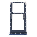 SIM Card Tray + SIM Card Tray / Micro SD Card Tray for Motorola Moto G9 Plus XT2087-1(Blue)