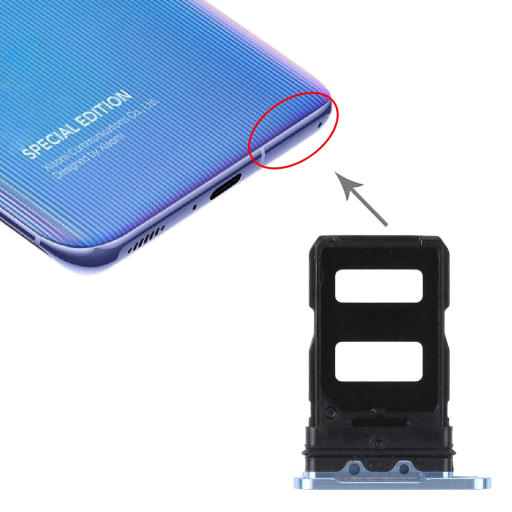 SIM Card Tray + SIM Card Tray for Xiaomi Mi 11 (Green)