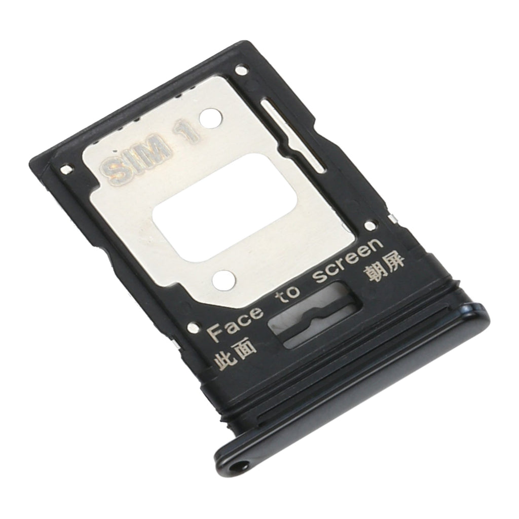 SIM Card Tray + SIM Card Tray / Micro SD Card Tray for Xiaomi Mi 11 Lite/11 Lite 5G NE M2101K9AG(Black)