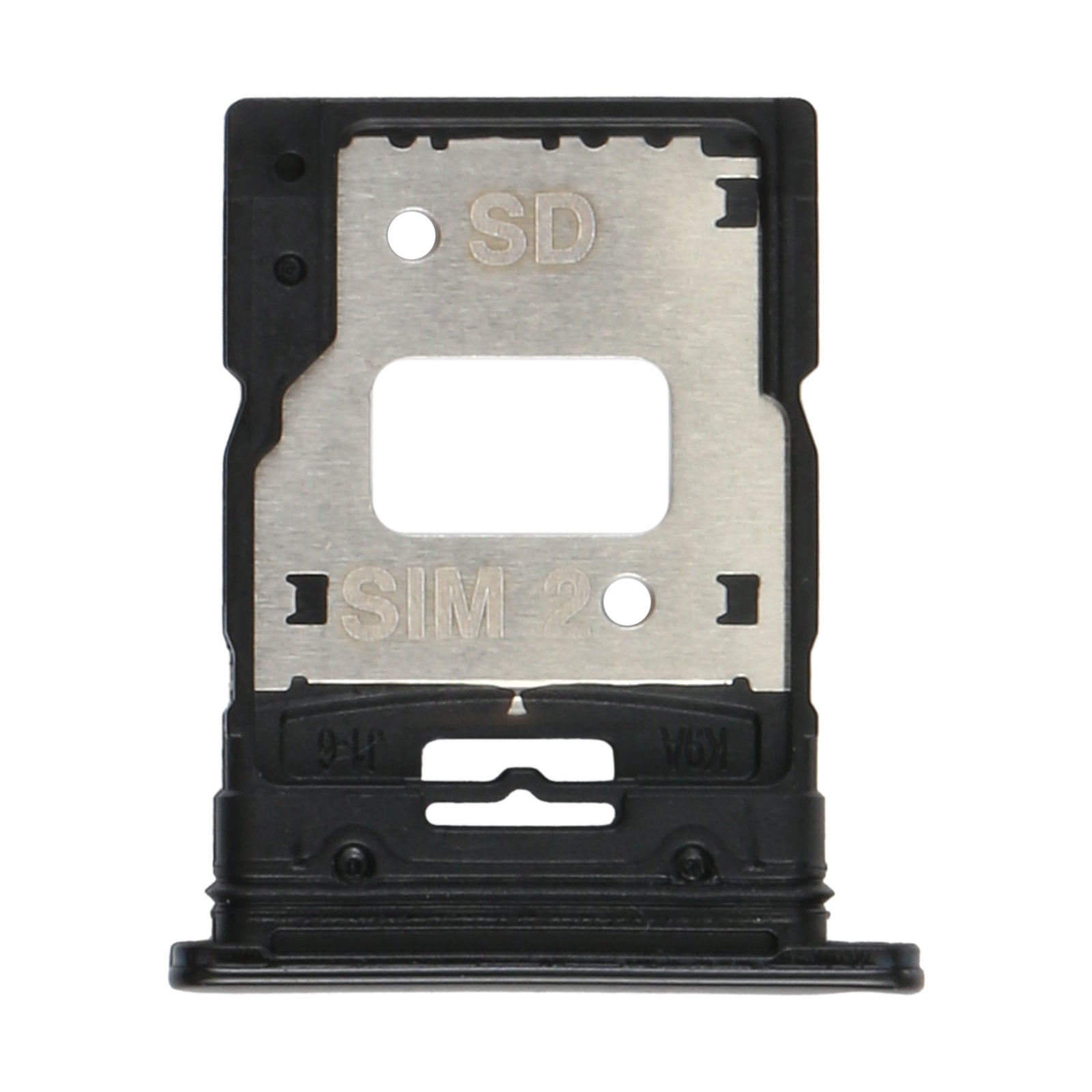 SIM Card Tray + SIM Card Tray / Micro SD Card Tray for Xiaomi Mi 11 Lite/11 Lite 5G NE M2101K9AG(Black)