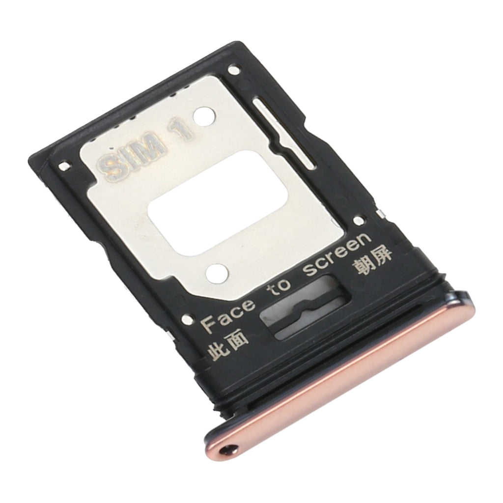 SIM Card Tray + SIM Card Tray / Micro SD Card Tray for Xiaomi Mi 11 Lite/11 Lite 5G NE M2101K9AG(Gold)