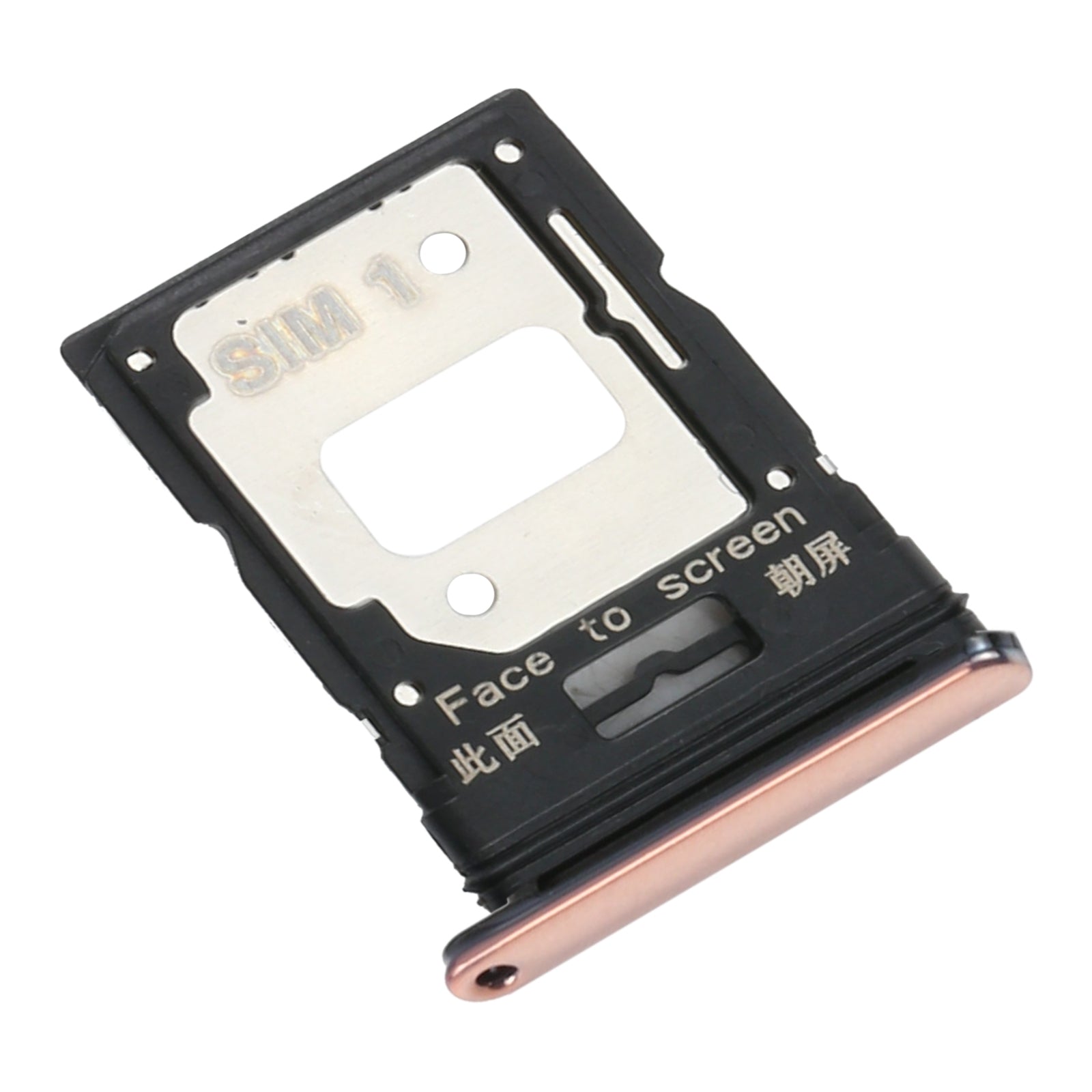 SIM Card Tray + SIM Card Tray / Micro SD Card Tray for Xiaomi Mi 11 Lite/11 Lite 5G NE M2101K9AG(Gold)
