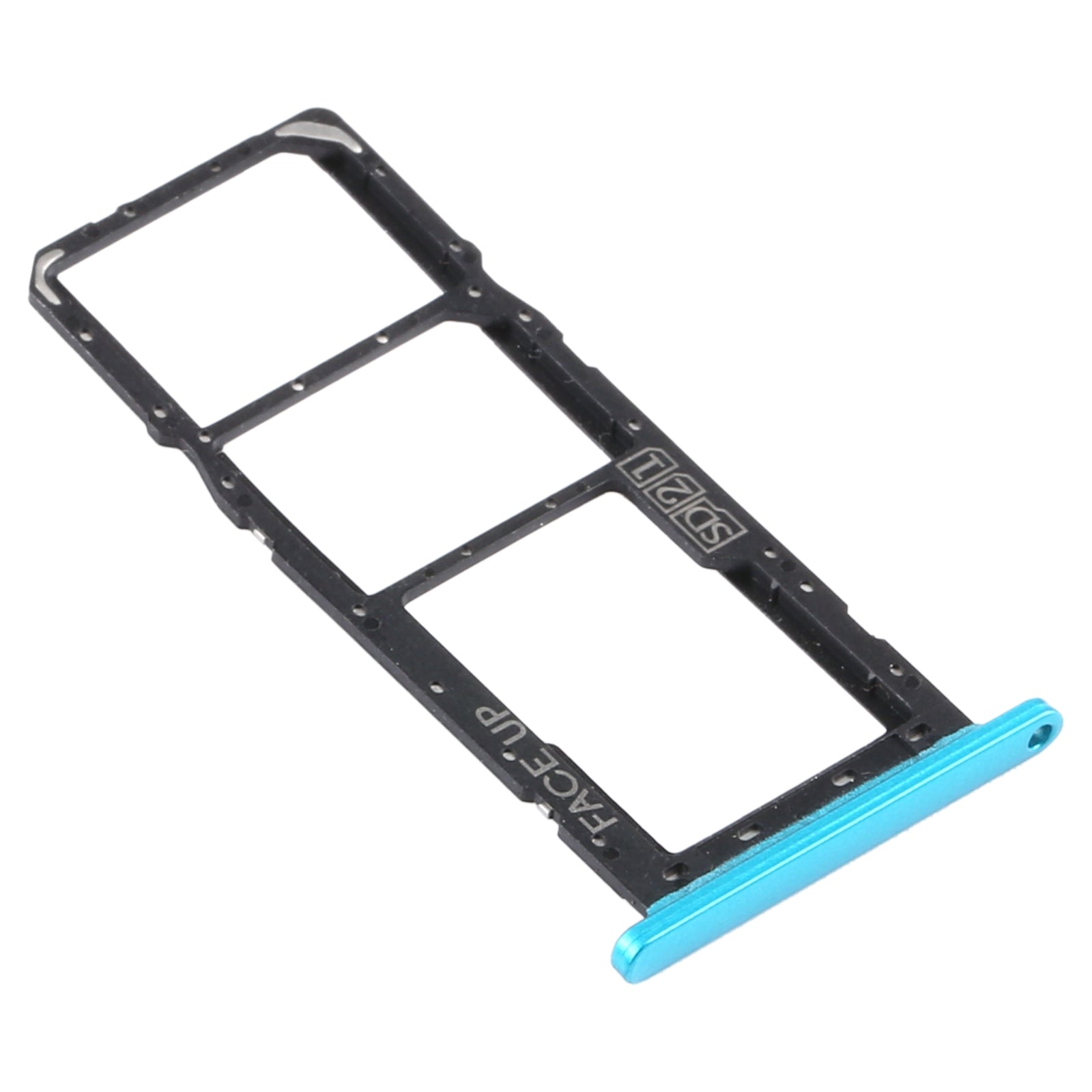 SIM Card Tray + SIM Card Tray + Micro SD Card Tray for Motorola Moto G8 Power Lite (Green)