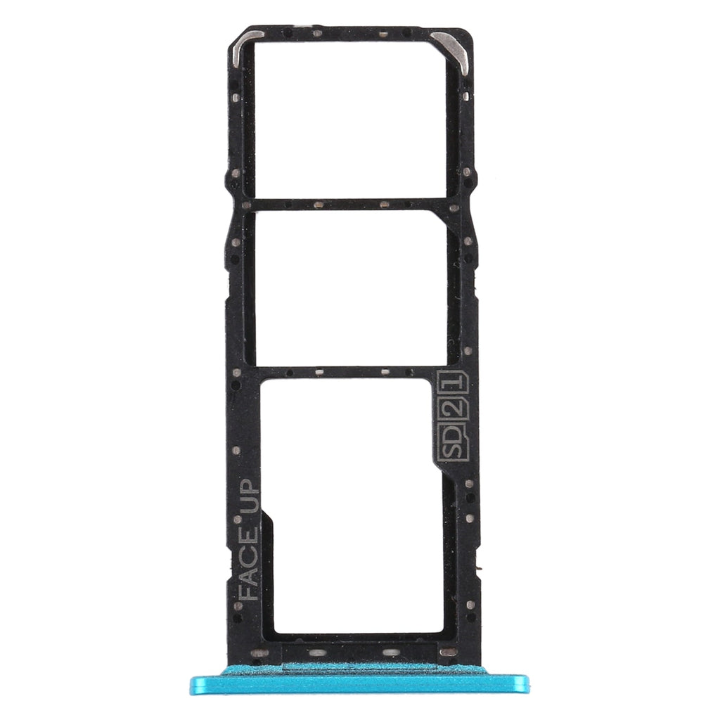 SIM Card Tray + SIM Card Tray + Micro SD Card Tray for Motorola Moto G8 Power Lite (Green)