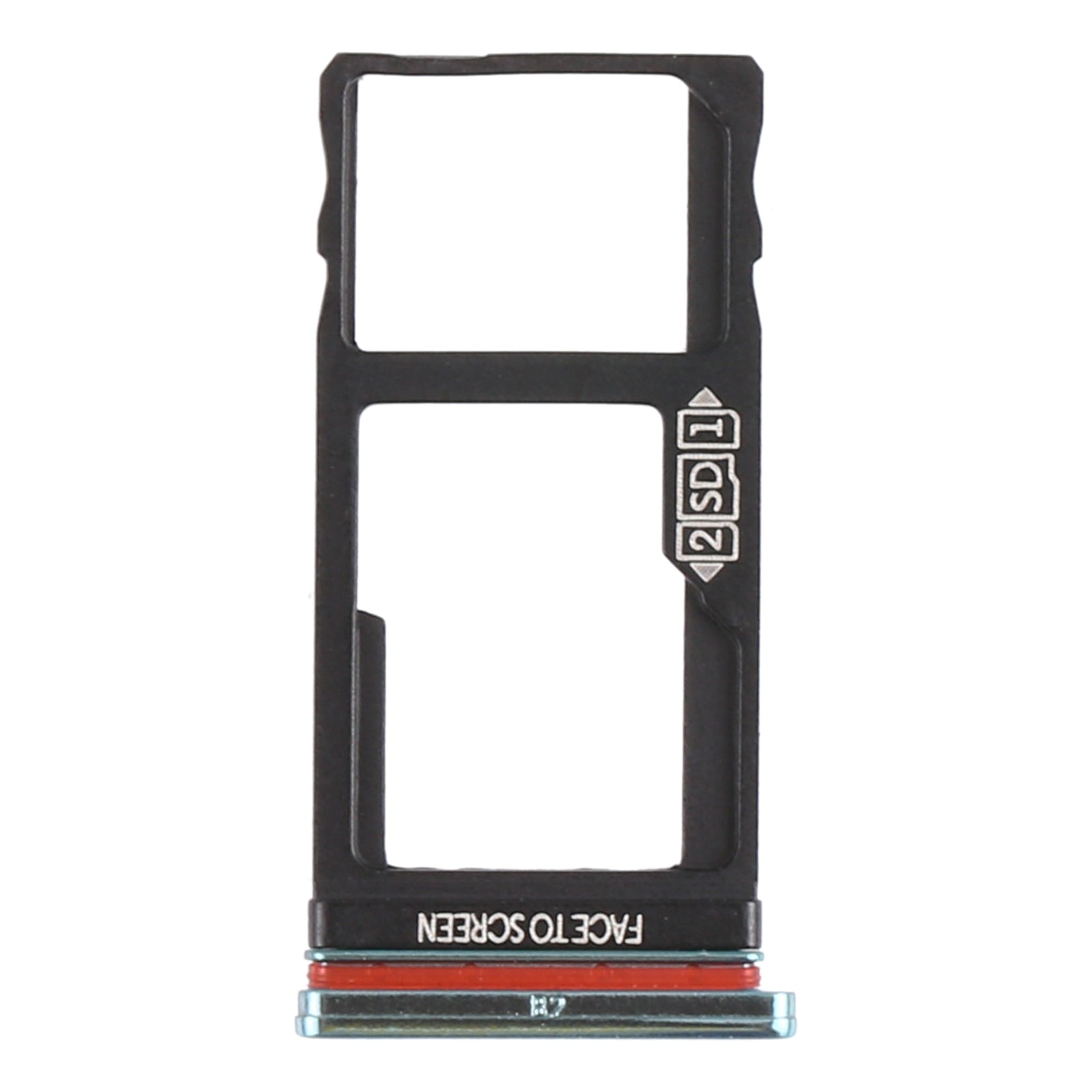 SIM Card Tray + Micro SD Card Tray for Motorola Moto One Action XT2013-1 XT2013-2 XT2013-4 (Green)
