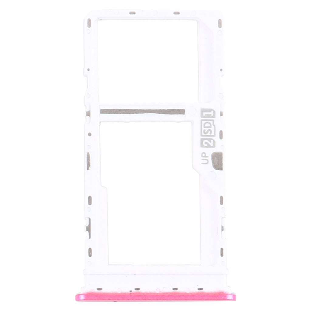 SIM Card Tray + SIM Card Tray / Micro SD Card Tray for Motorola Moto G10 XT2127-2 (Red)