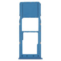For Samsung Galaxy A12 SM-A125 SIM Card Tray + Micro SD Card Tray (Blue)