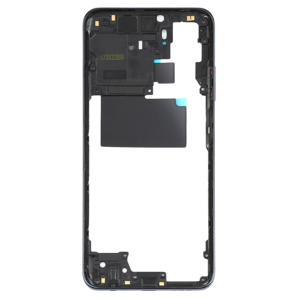Middle Frame Bezel Plate for Xiaomi Redmi Note 10 M2101K7AI M2101K7AG(Black)