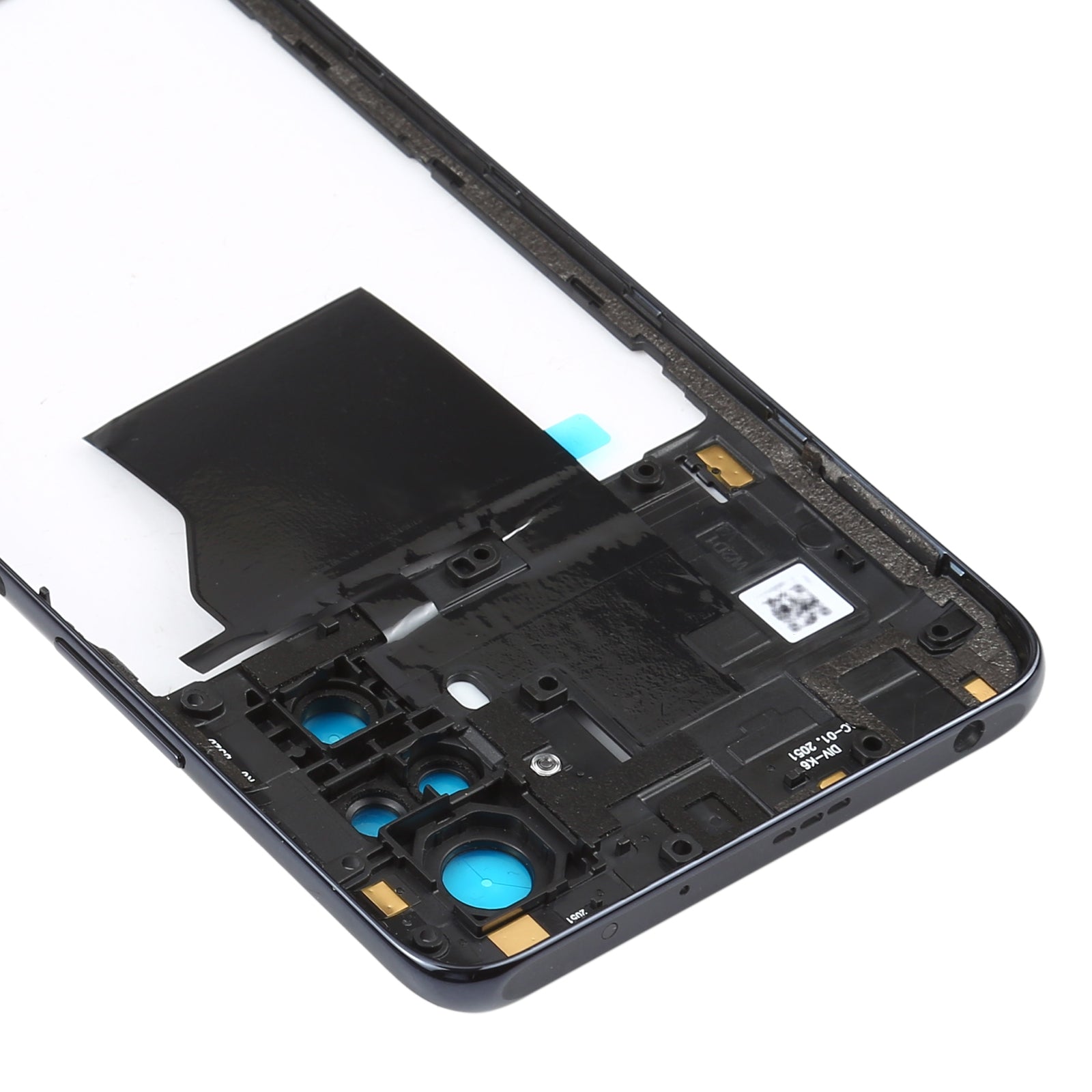 Original Middle Frame Bezel Plate for Xiaomi Redmi Note 10 Pro Max / Redmi Note 10 Pro / Redmi Note 10 Pro (India)  M2101K6P M2101K6G M2101K6I(Black)