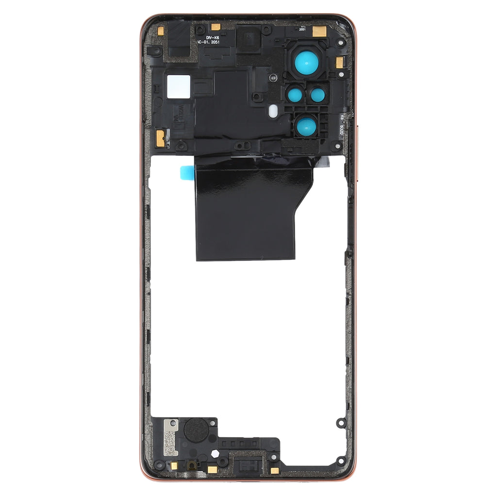 Original Middle Frame Bezel Plate for Xiaomi Redmi Note 10 Pro Max / Redmi Note 10 Pro / Redmi Note 10 Pro (India)  M2101K6P M2101K6G M2101K6I(Gold)