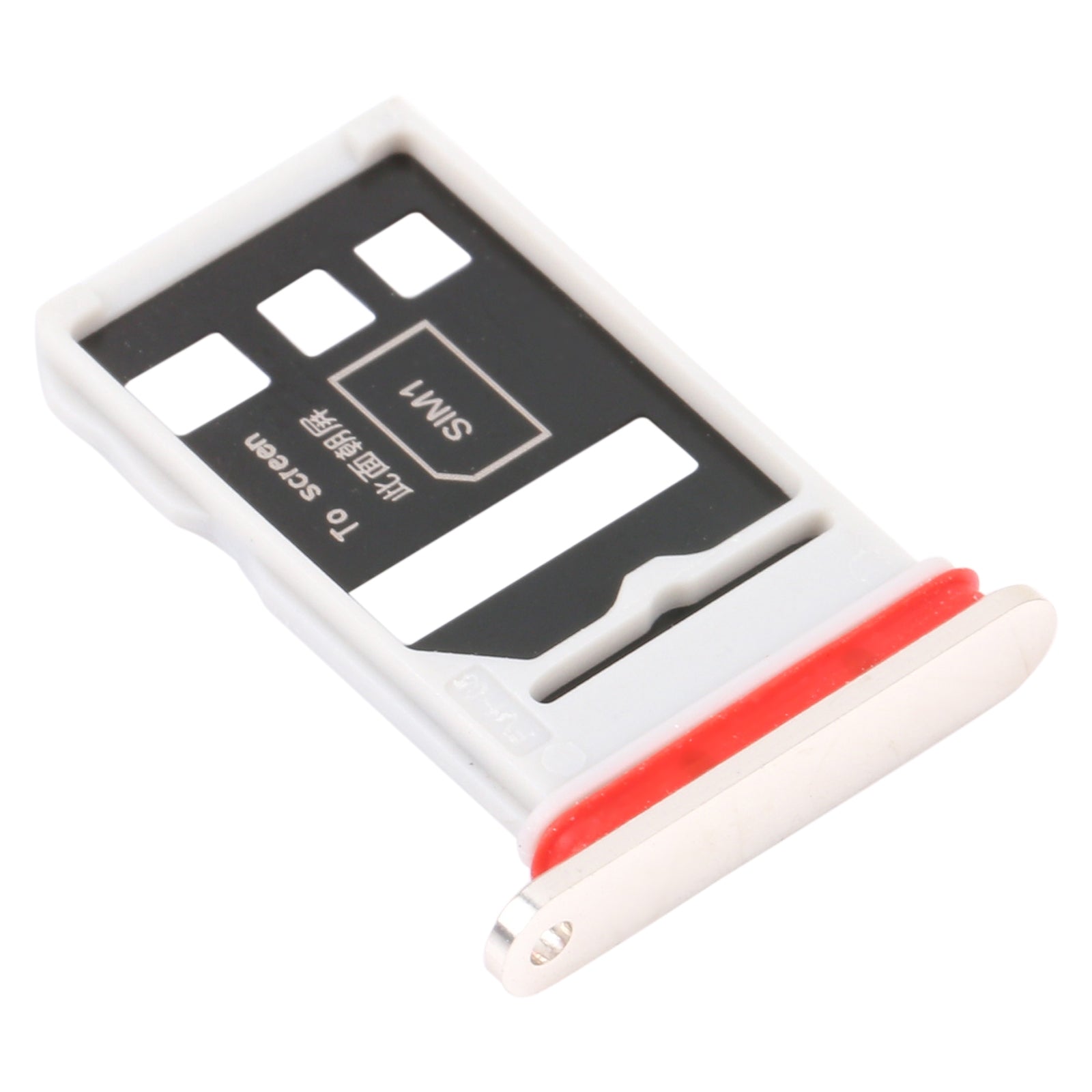 SIM Card Tray + SIM Card Tray for Huawei Nova 8 Pro 5G (Silver)