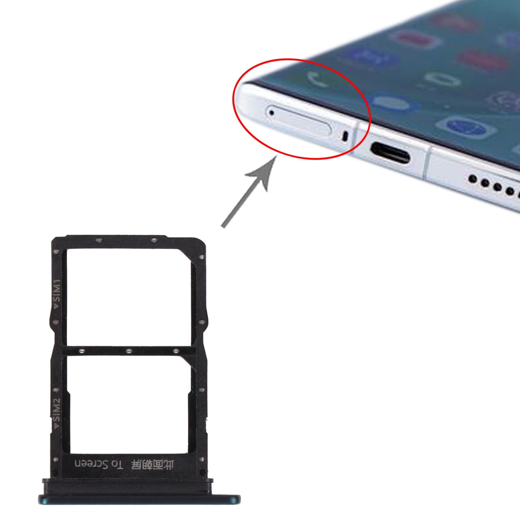 SIM Card Tray + SIM Card Tray for Huawei Nova 8 5G (Green)