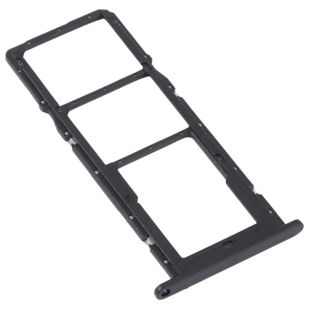 SIM Card Tray + SIM Card Tray + Micro SD Card Tray for Huawei Enjoy 20 SE 4G(Black)