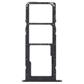 SIM Card Tray + SIM Card Tray + Micro SD Card Tray for Huawei Enjoy 20 SE 4G(Black)