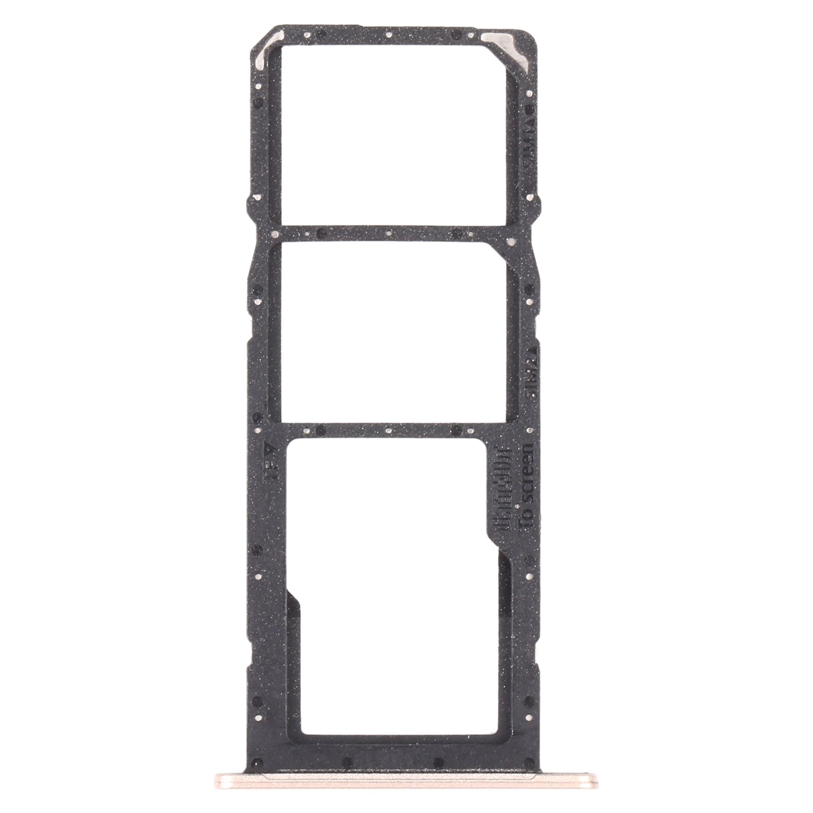 SIM Card Tray + SIM Card Tray + Micro SD Card Tray for Huawei Enjoy 20 SE 4G(Gold)