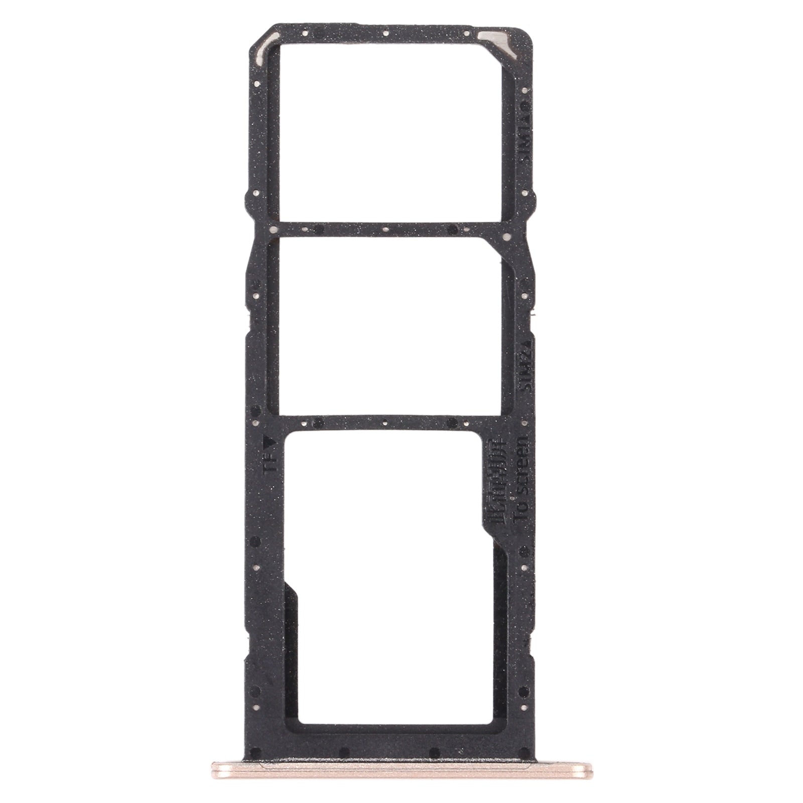 SIM Card Tray + SIM Card Tray + Micro SD Card Tray for Huawei Y7a (Gold)