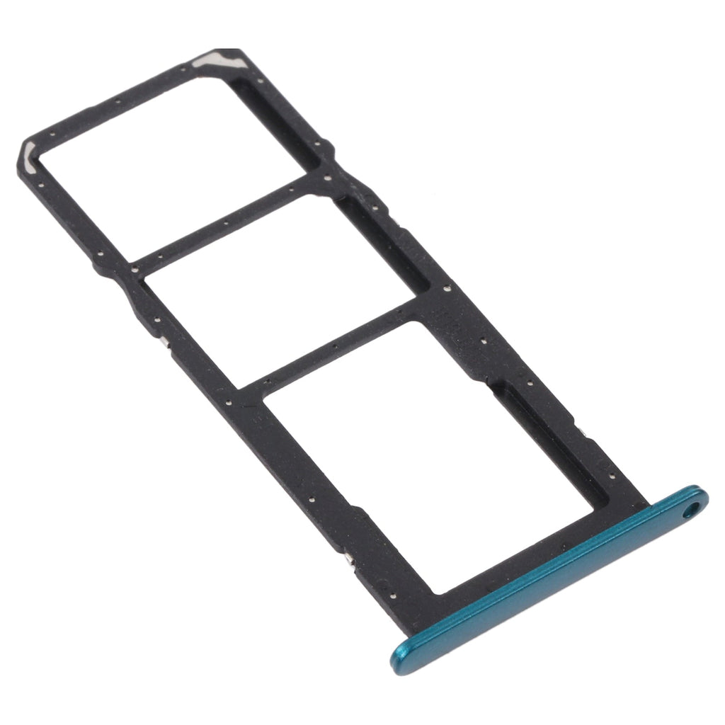 SIM Card Tray + SIM Card Tray + Micro SD Card Tray for Huawei P Smart 2021 (Green)