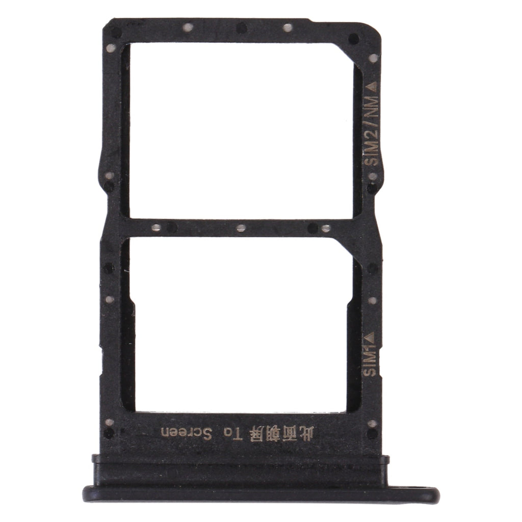SIM Card Tray + SIM Card Tray / NMicro Card Tray for Honor X10 Max 5G (Black)