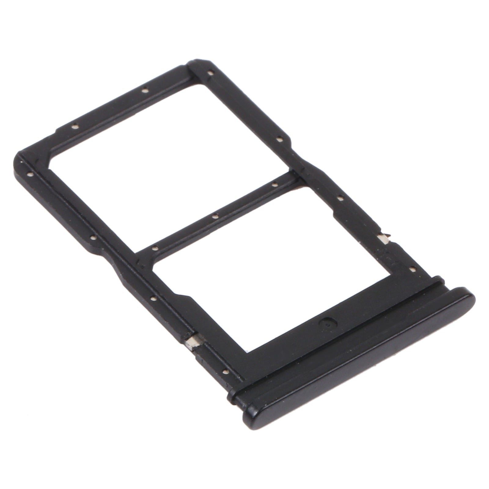 SIM Card Tray + NM Card Tray for Huawei P Smart S (Black)