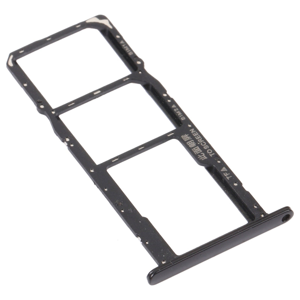 SIM Card Tray + SIM Card Tray + Micro SD Card Tray for Honor 8S 2020 (Black)
