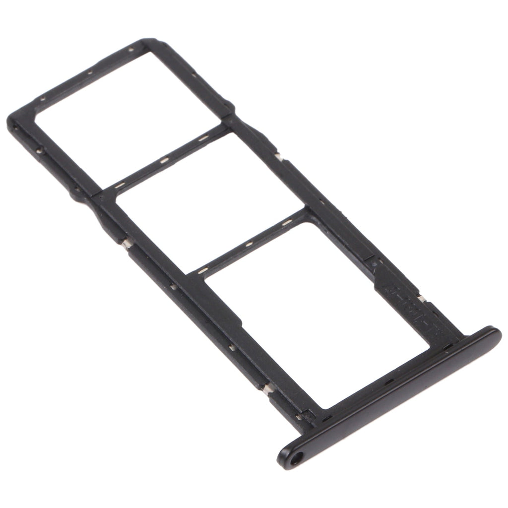 SIM Card Tray + SIM Card Tray + Micro SD Card Tray for Honor 8S 2020 (Black)