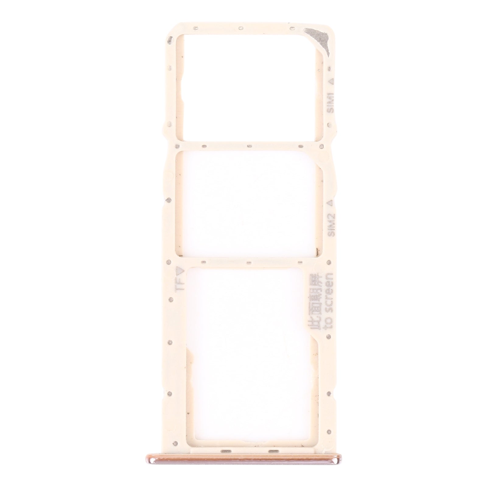 SIM Card Tray + SIM Card Tray + Micro SD Card Tray for Huawei Y5p (Gold)