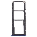 SIM Card Tray + SIM Card Tray + Micro SD Card Tray for Huawei Y5p (Blue)