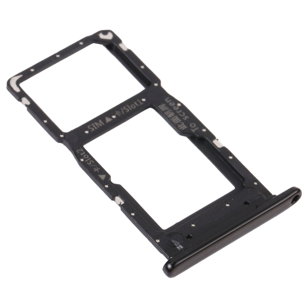 SIM Card Tray + SIM Card Tray / Micro SD Card Tray for Honor 9S (Black)