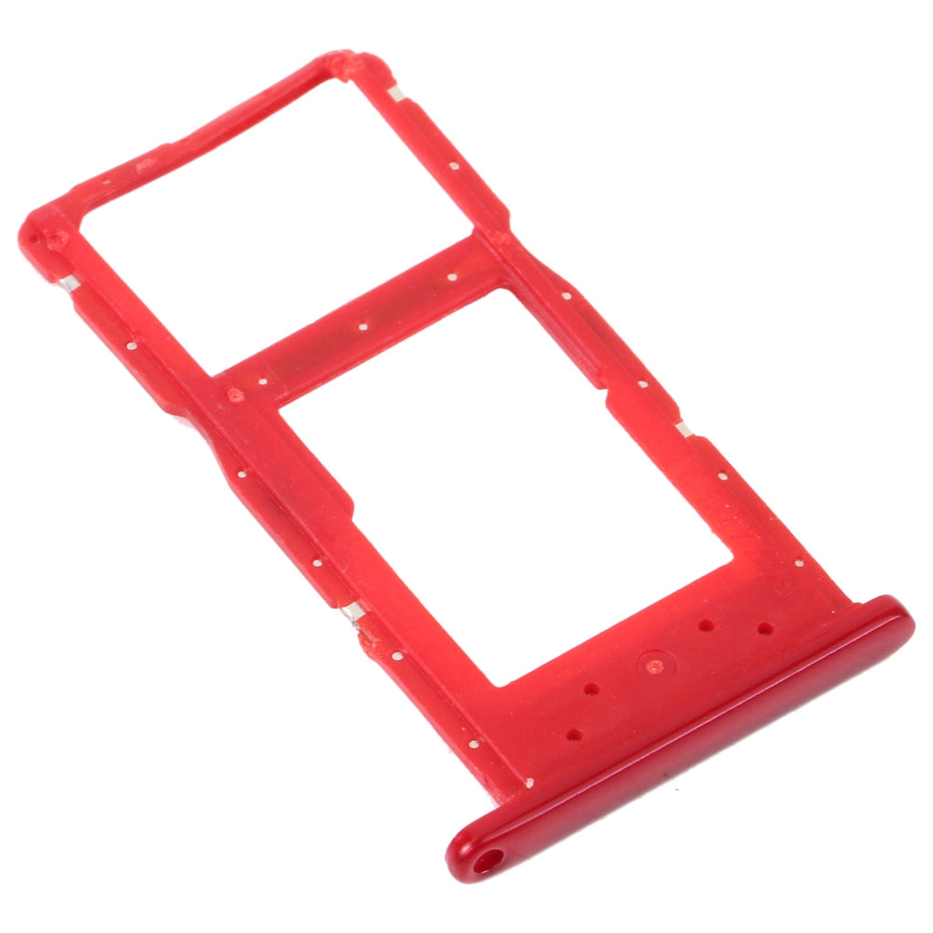 SIM Card Tray + SIM Card Tray / Micro SD Card Tray for Honor 9S (Red)