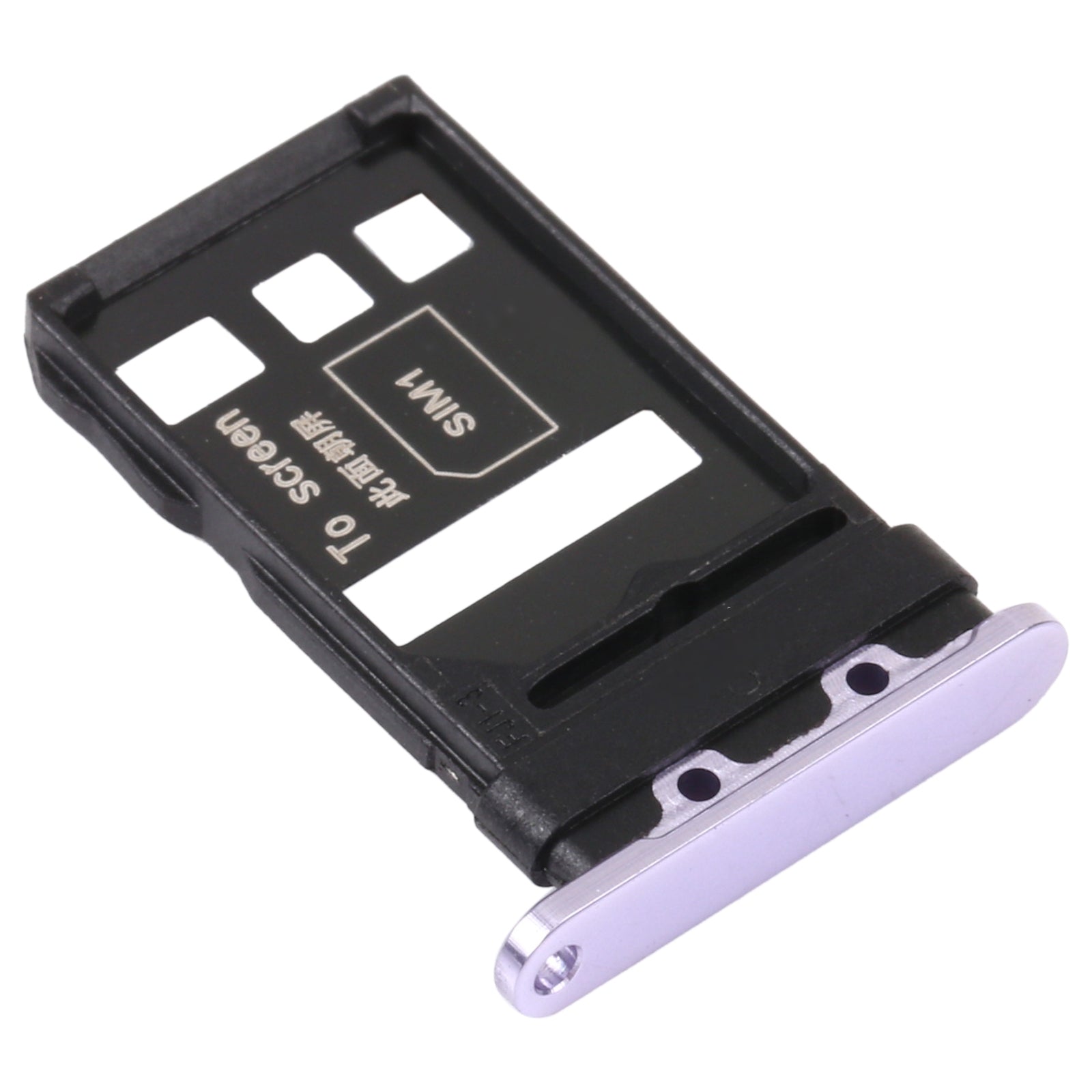 SIM Card Tray + SIM Card Tray for Huawei Nova 7 Pro 5G (Space Silver)