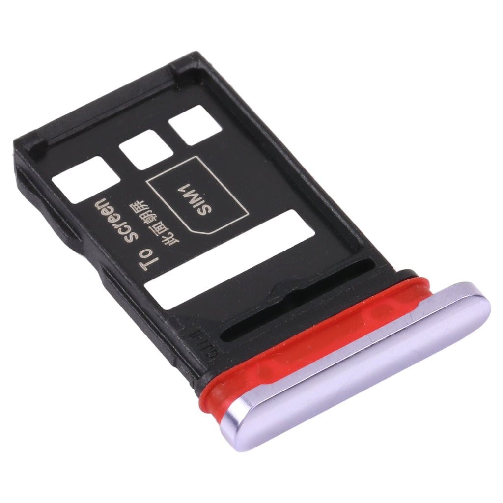 SIM Card Tray + SIM Card Tray for Huawei Nova 7 5G (Silver)