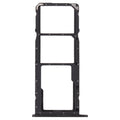 SIM Card Tray + SIM Card Tray + Micro SD Card Tray for Honor 8A 2020 (Black)