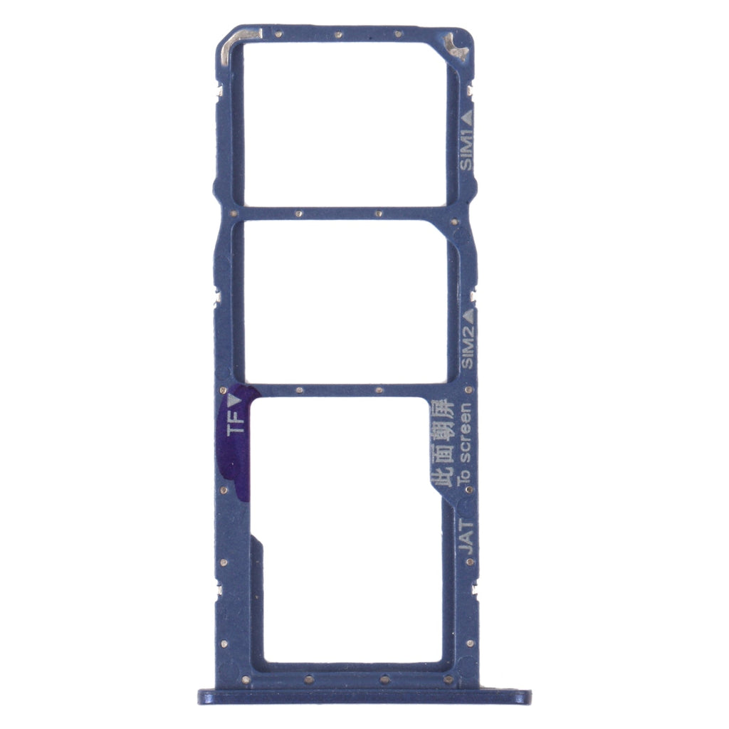 SIM Card Tray + SIM Card Tray + Micro SD Card Tray for Honor 8A 2020 (Purple)