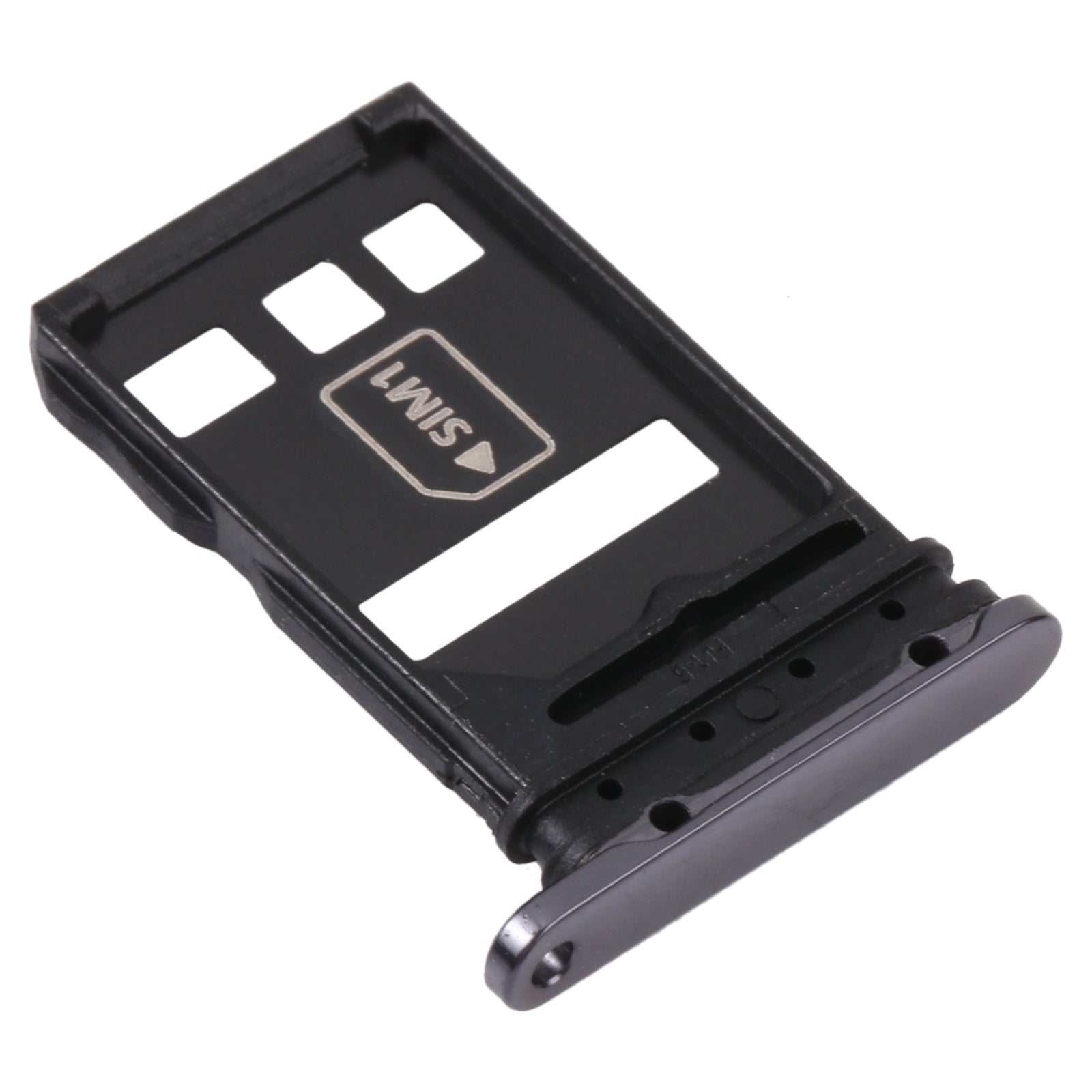 SIM Card Tray + NM Card Tray for Huawei P40 Pro (Black)