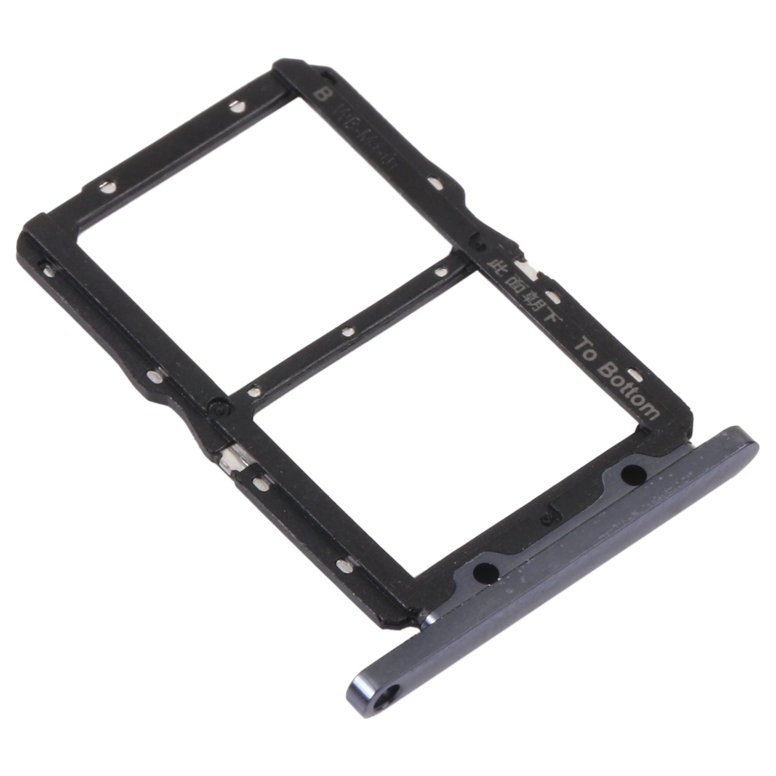 SIM Card Tray + SIM Card Tray for Huawei Nova 5T (Black)