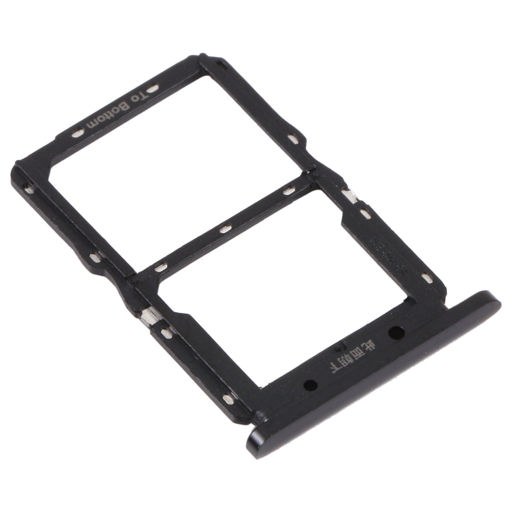 SIM Card Tray + NM Card Tray for Huawei Nova 5 Pro (Black)
