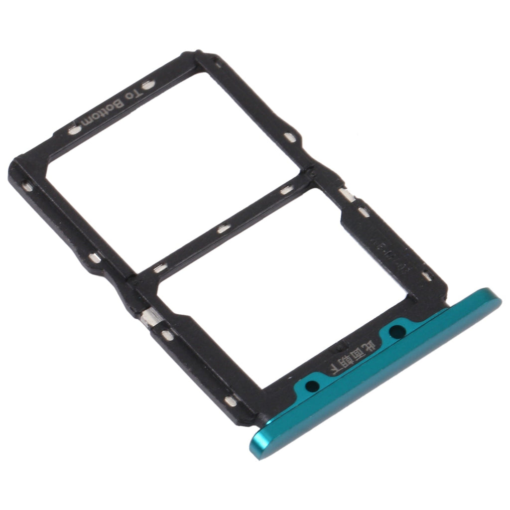 SIM Card Tray + NM Card Tray for Huawei Nova 5 Pro (Green)
