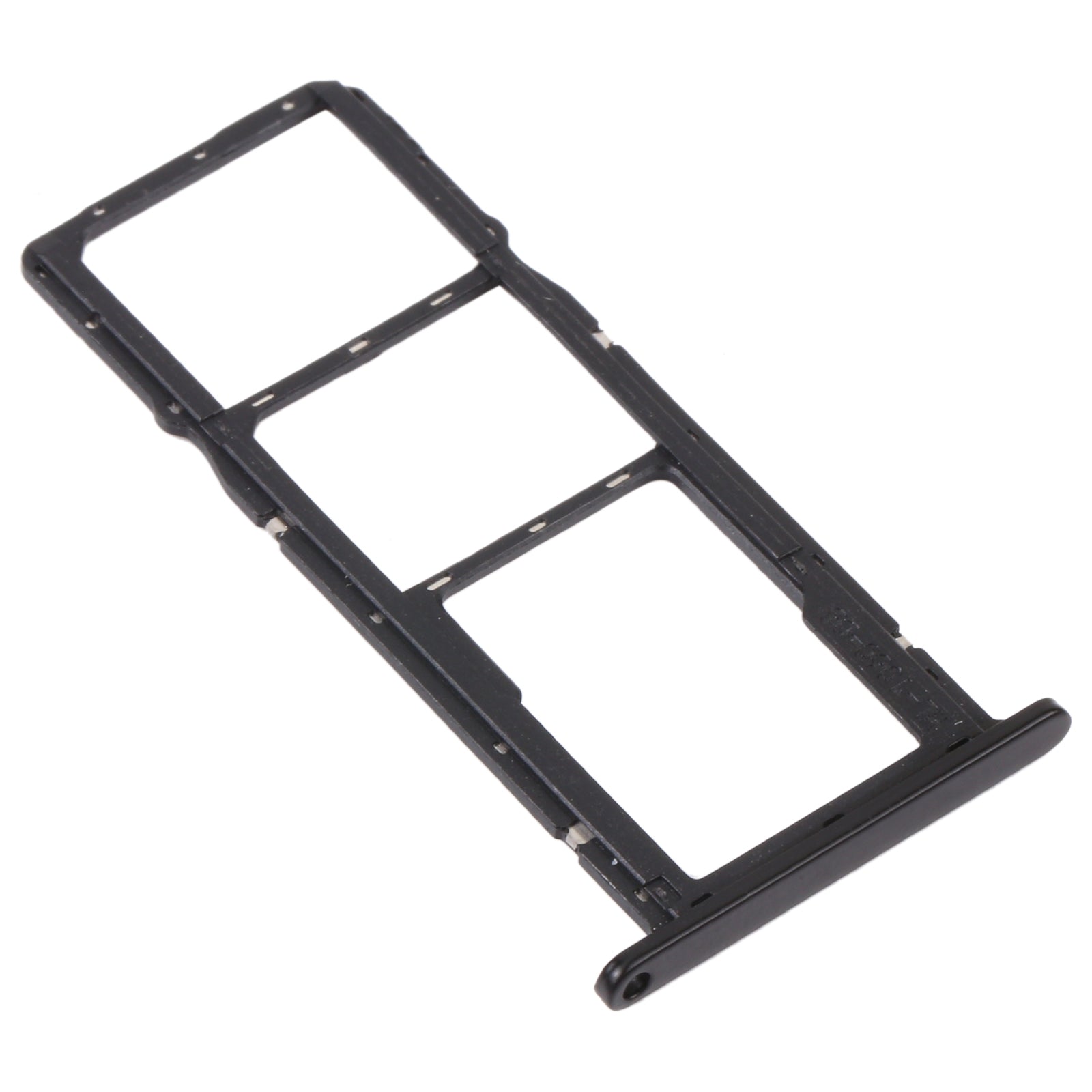 SIM Card Tray + SIM Card Tray + Micro SD Card Tray for Honor 8S (Black)