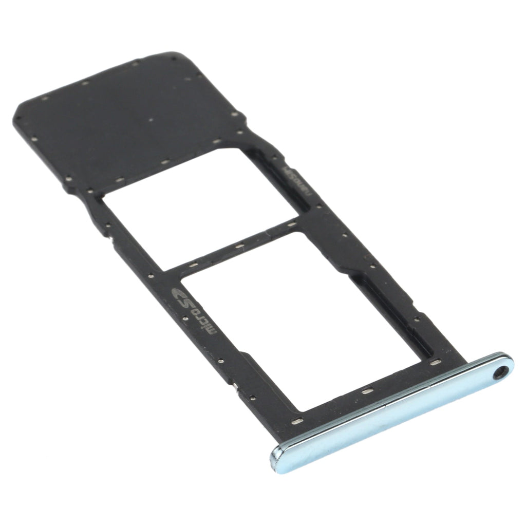 SIM Card Tray + Micro SD Card Tray for LG K61 LMQ630EAW, LM-Q630 (Blue)
