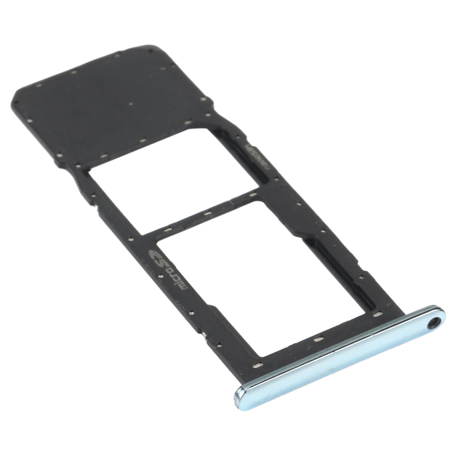 SIM Card Tray + Micro SD Card Tray for LG K61 LMQ630EAW, LM-Q630 (Blue)