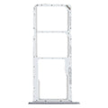 SIM Card Tray + SIM Card Tray + Micro SD Card Tray for LG K22 LMK200Z LMK200E LMK200B LM-K200 (Black)